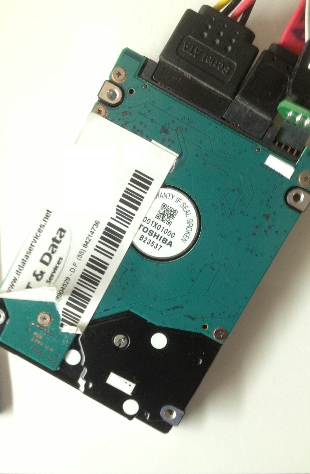 Análisis de señal en disco Toshiba MK6465GSXN