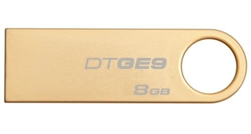 Memoria USB Kingston DataTraveler GE9 chapada en oro de 24 quilates